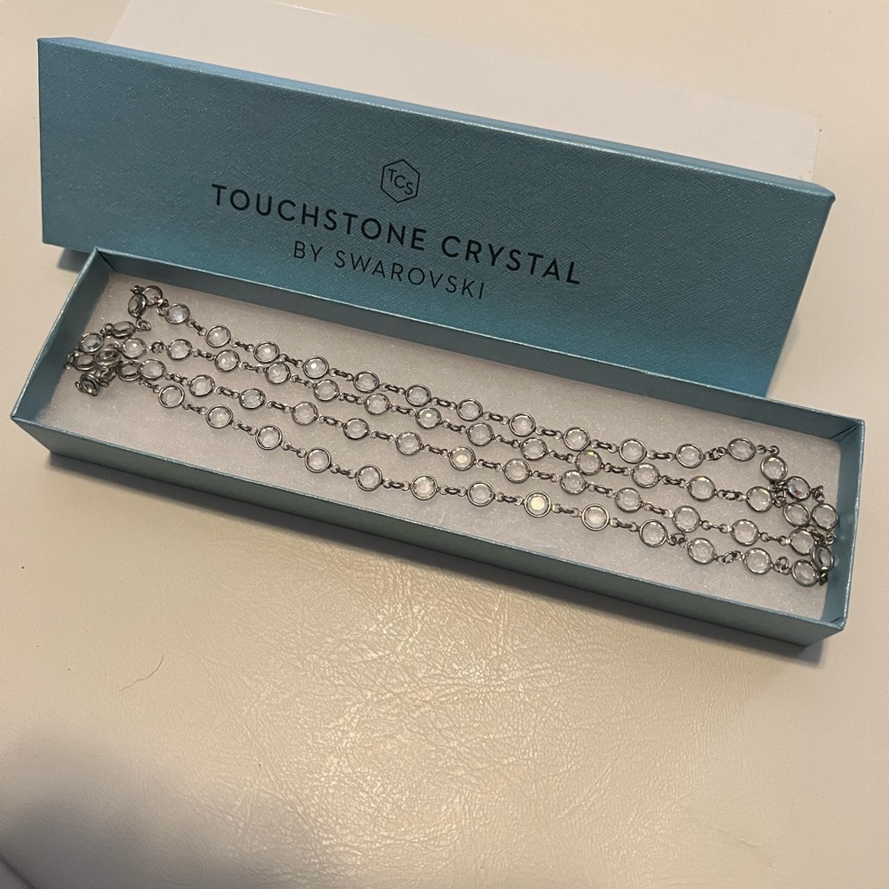 Touchstone Crystal chanelle necklace
